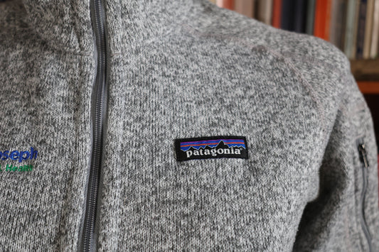 Patagonia grey fleece jacket