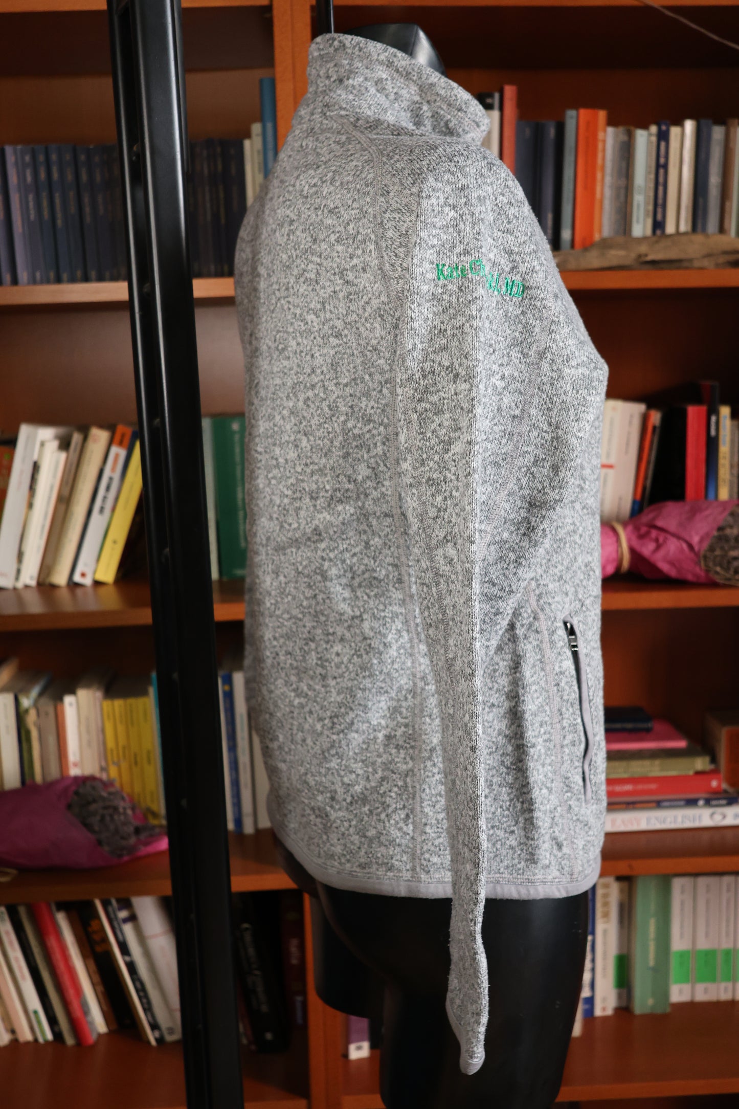 Patagonia grey fleece jacket