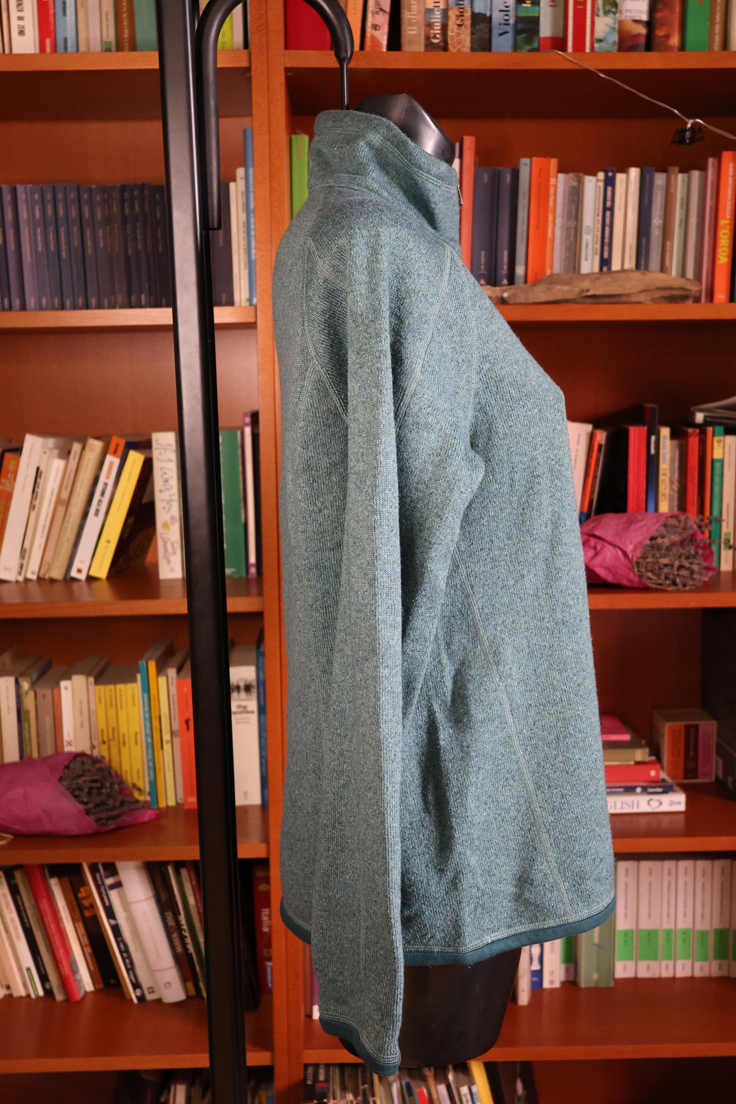 Olive green Patagonia fleece jacket