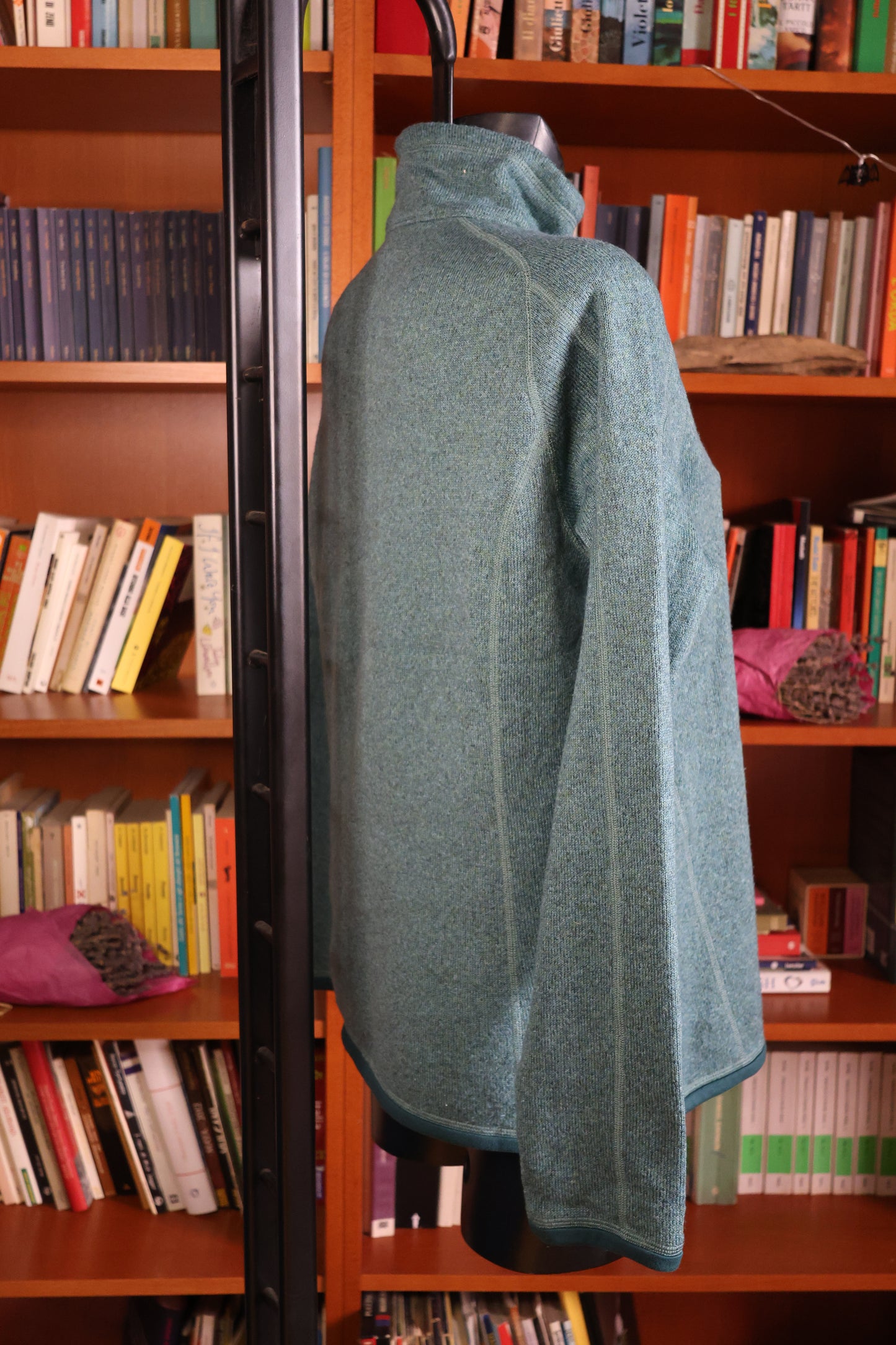 Olive green Patagonia fleece jacket