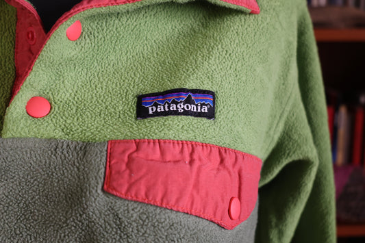 Bicolor Patagonia fleece jacket