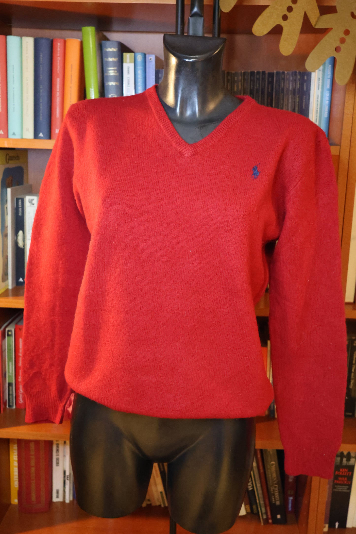 Red Ralph Lauren wool sweater
