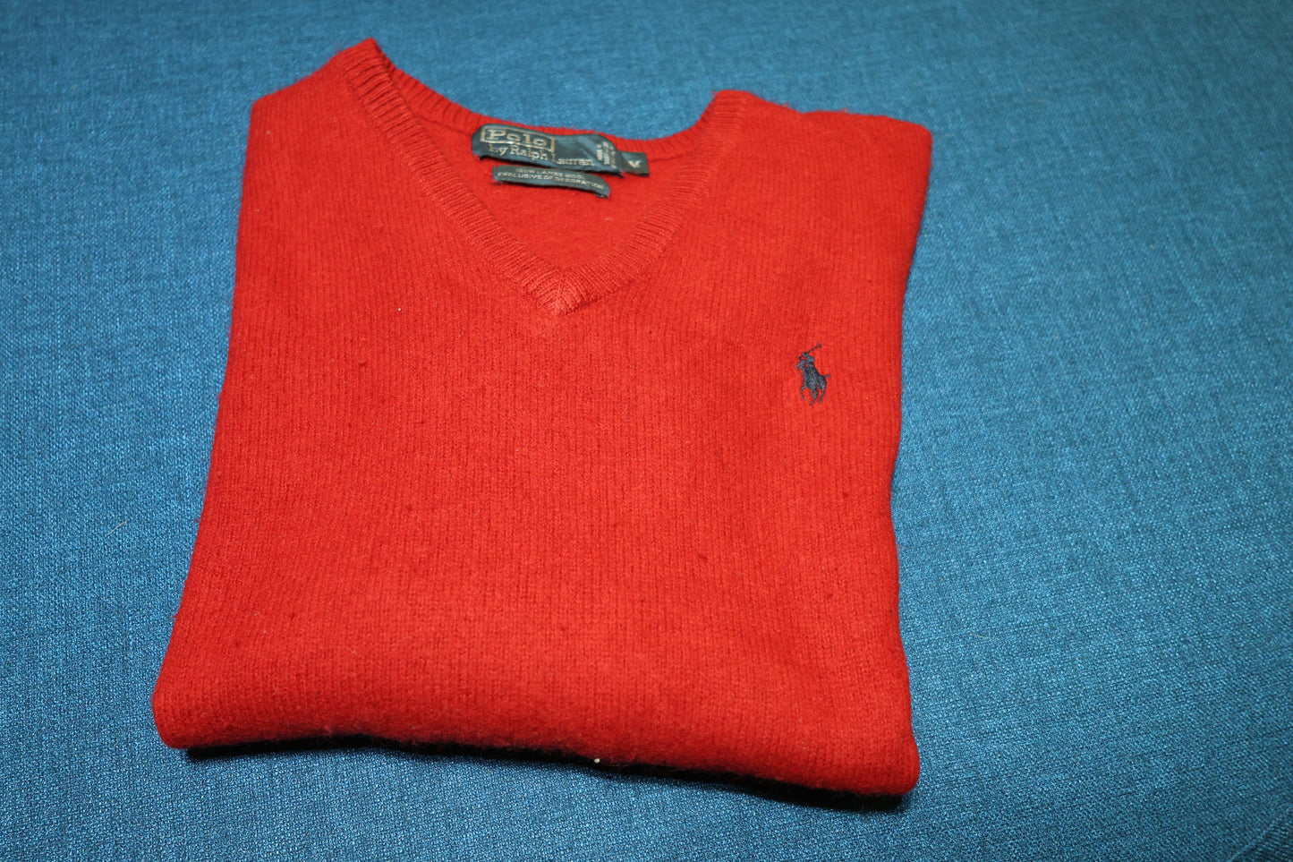 Red Ralph Lauren wool sweater
