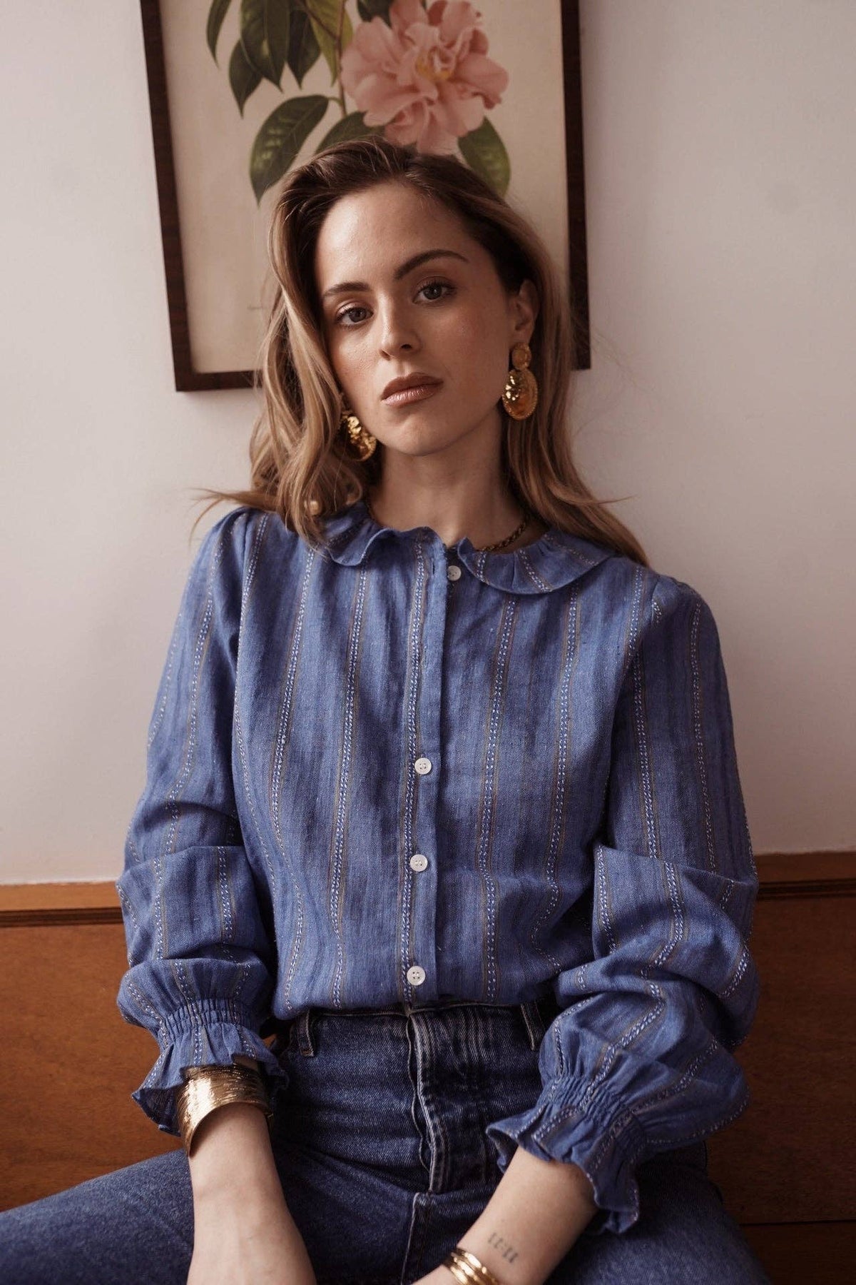 Solen shirt: Navy / M/L