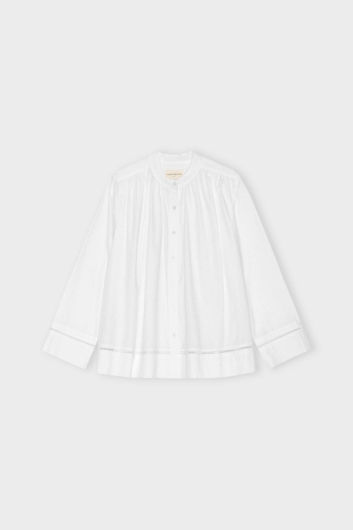 July shirt poplin: White / L