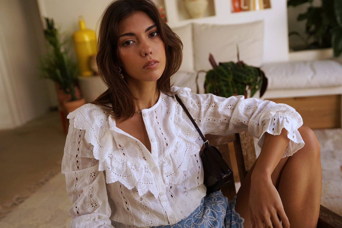 Beautiful Blouse: Blanc / M/L