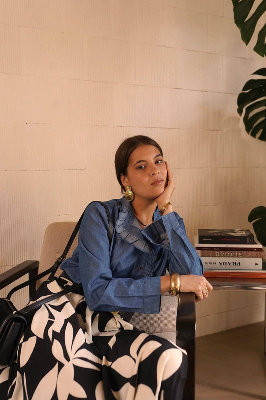 Winter shirt: Bleu / S/M