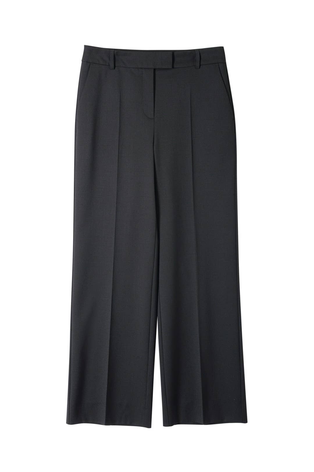 Trousers 'BOSTON' | premium Italian wool mix: Black / XL