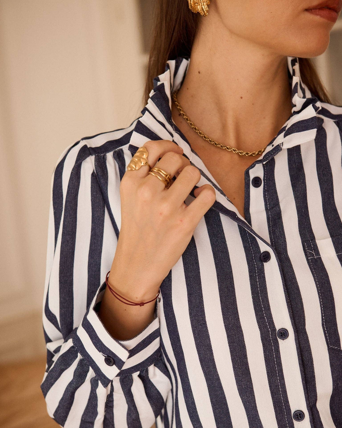 Dottie shirt: Navy / S