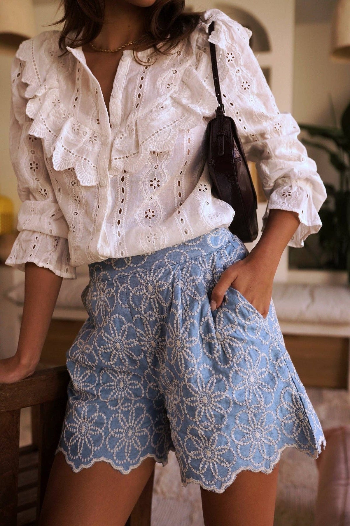 Beautiful Blouse: Blanc / M/L