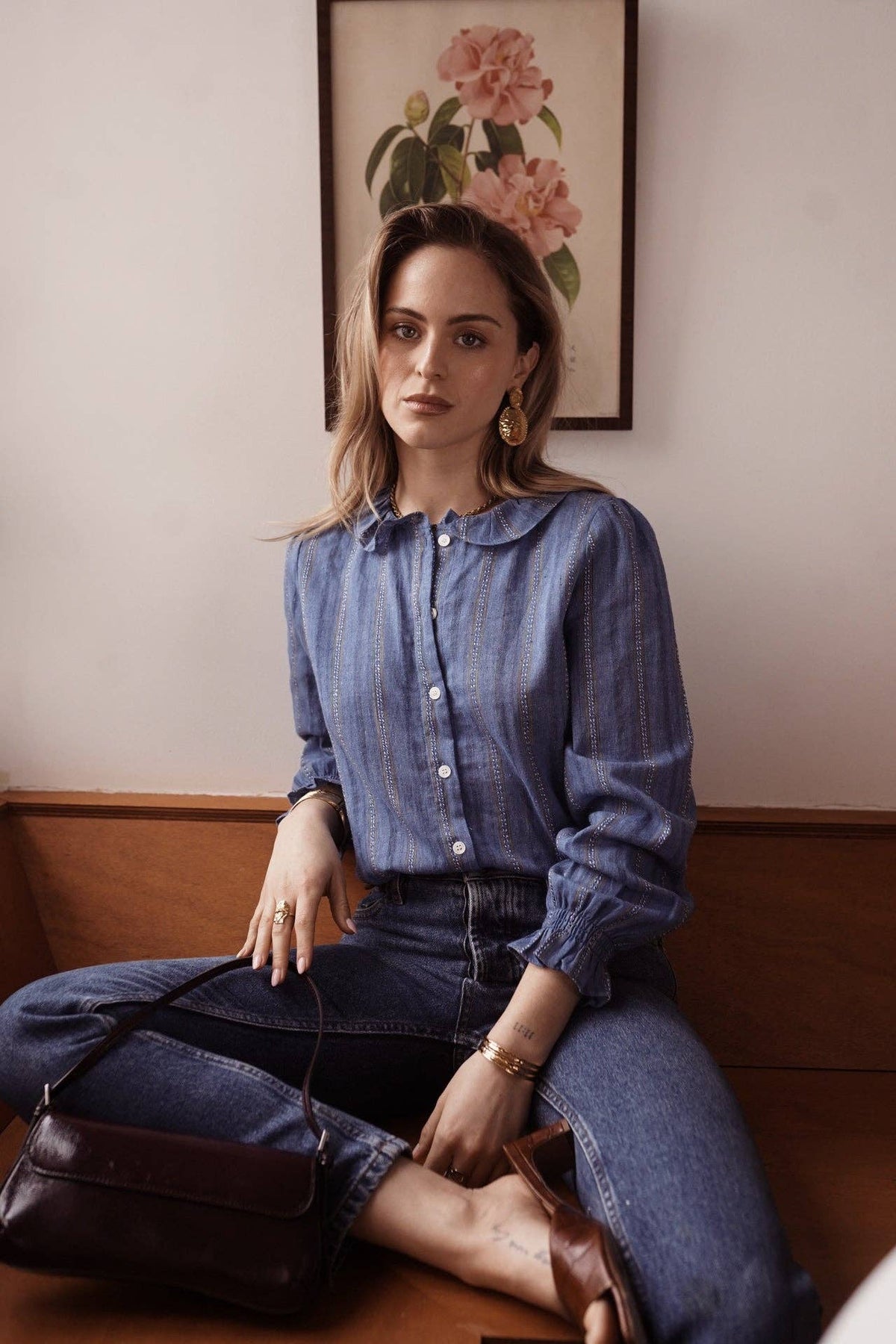 Solen shirt: Navy / M/L