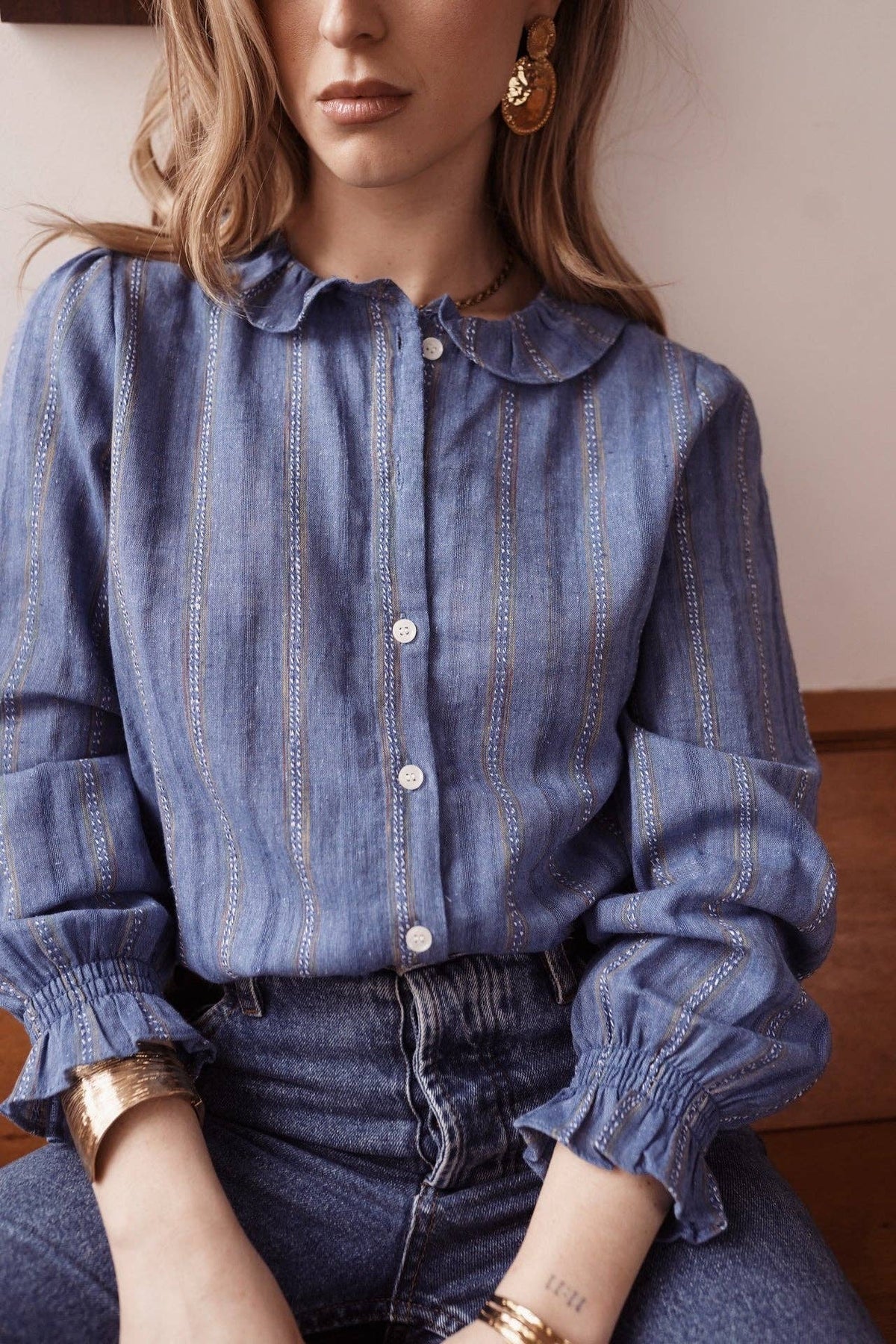 Solen shirt: Navy / M/L