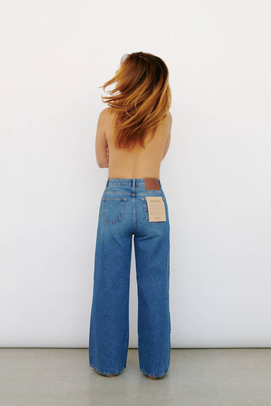 Jeans 'HARLEM' | wide leg quality denim: Blue / M