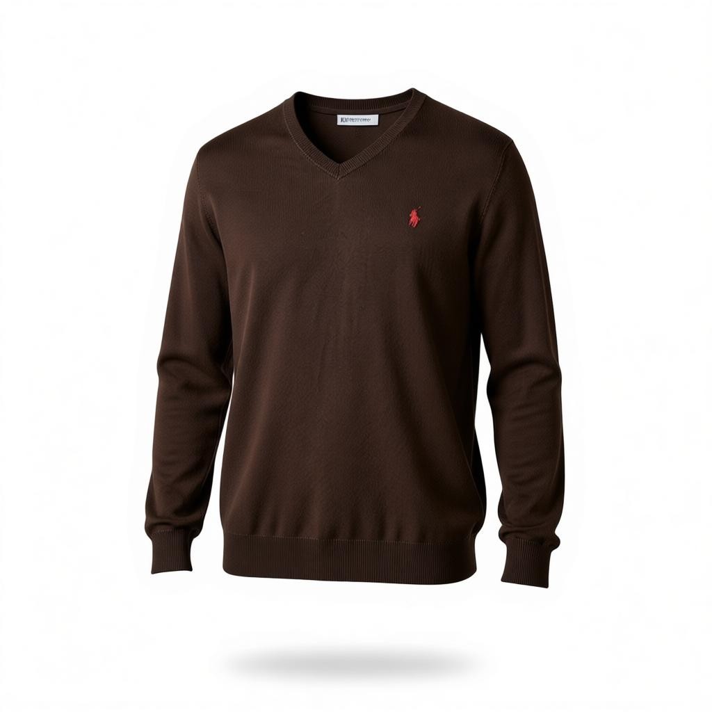 Chocolate brown Ralph Lauren sweater