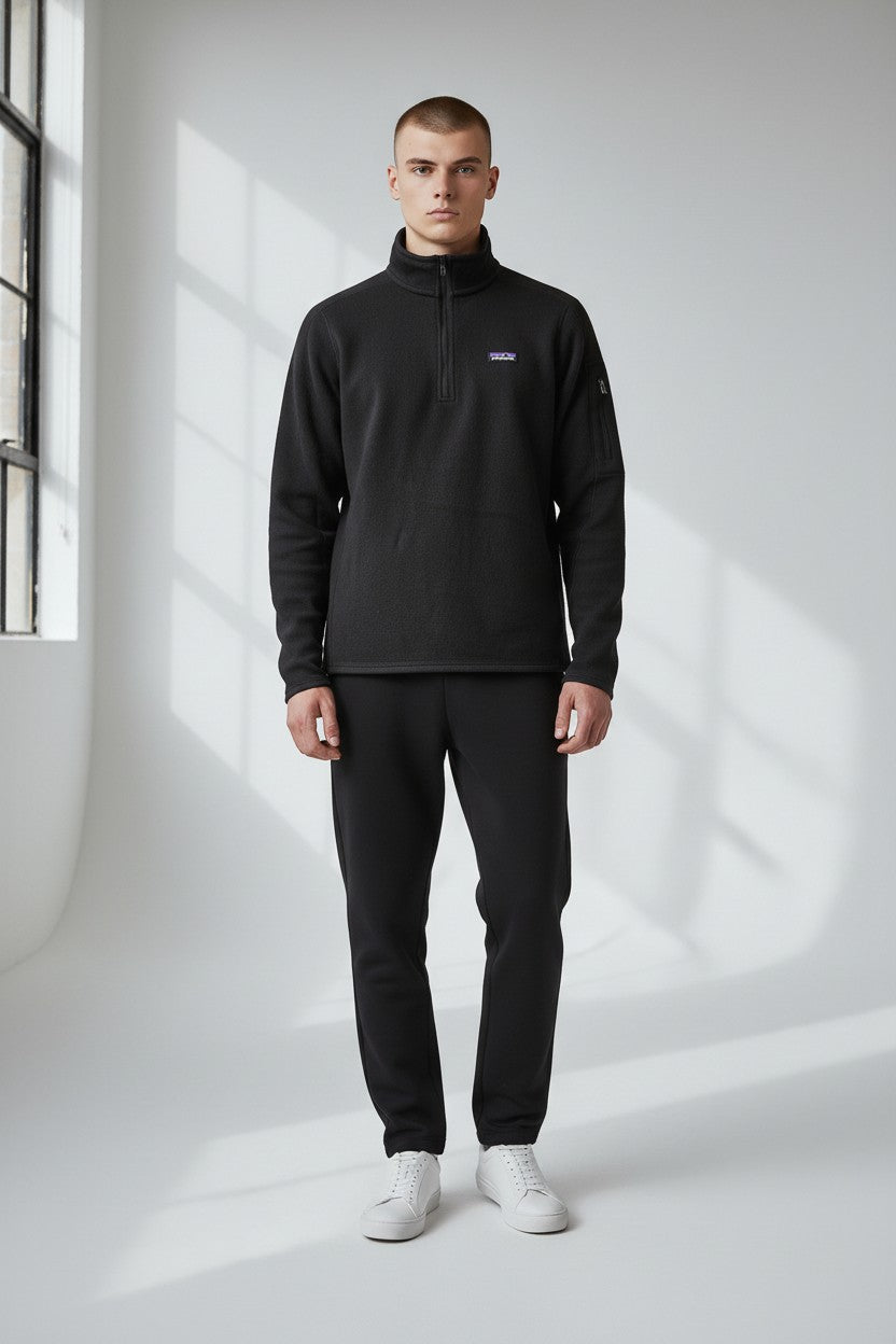 Giacca in pile Patagonia nera