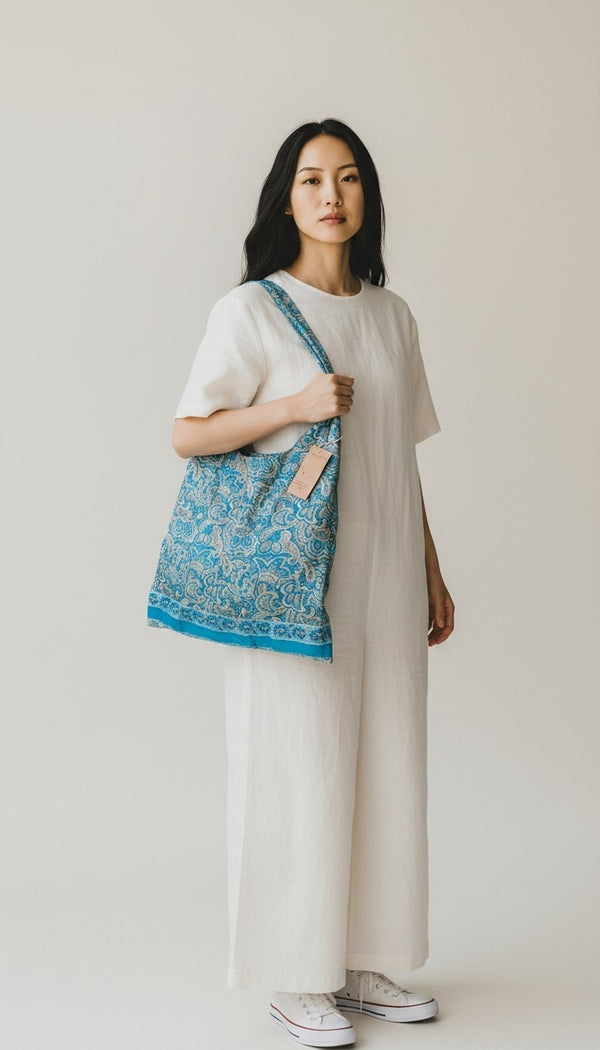 Recycled Sari Tote bags I Was a Sari (18 bags)
