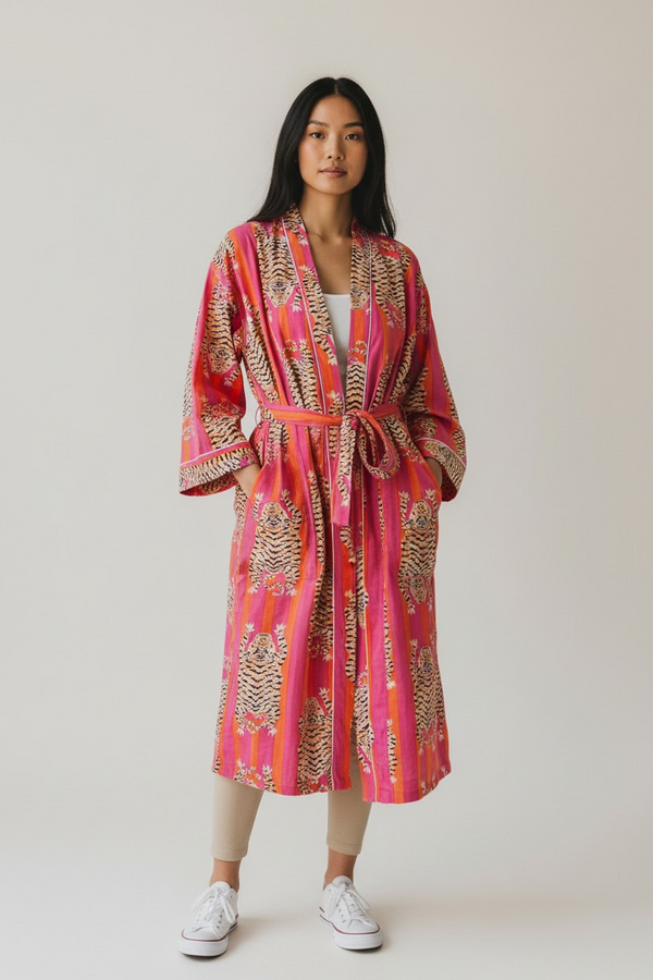 Jungle kimono sm rosso