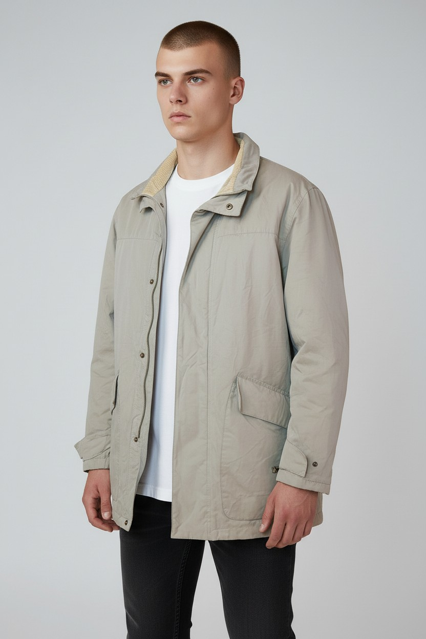 Burberry jackets in beige