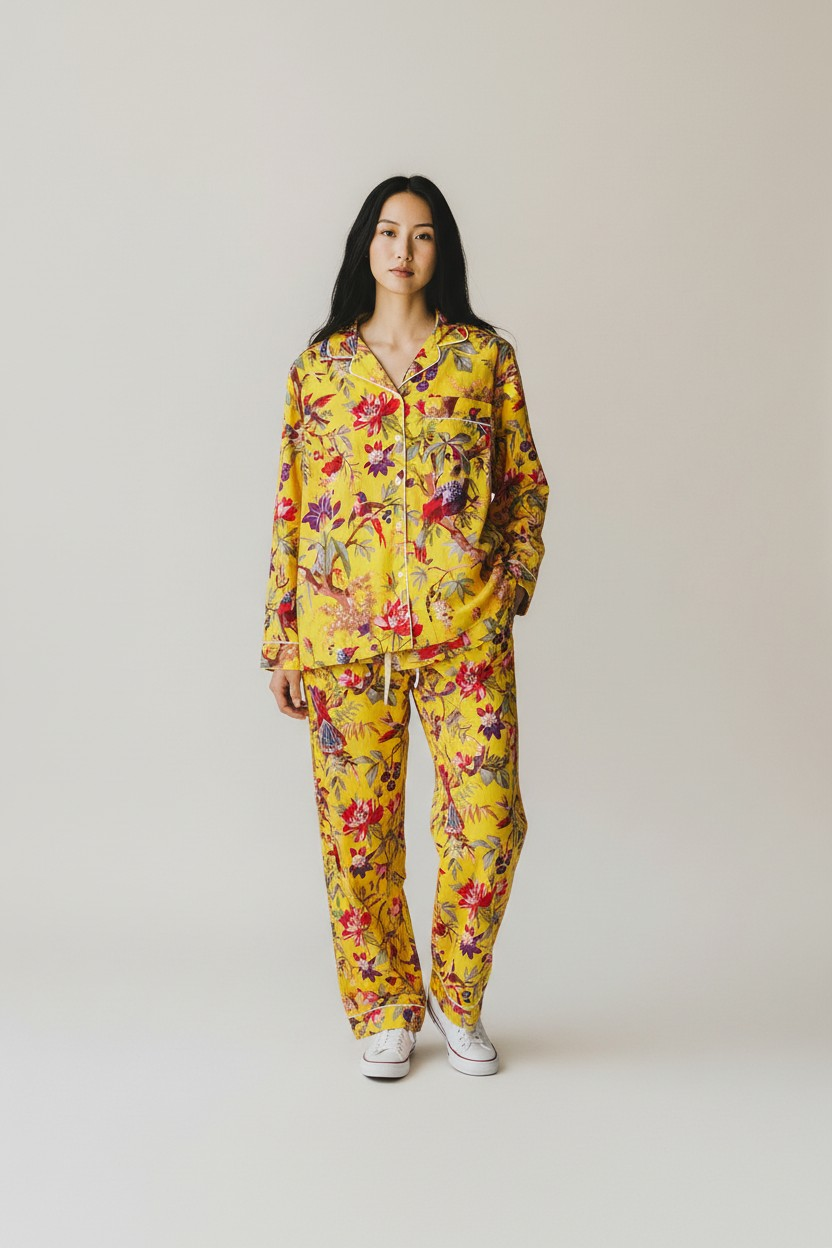 Jungle Pigiama giallo