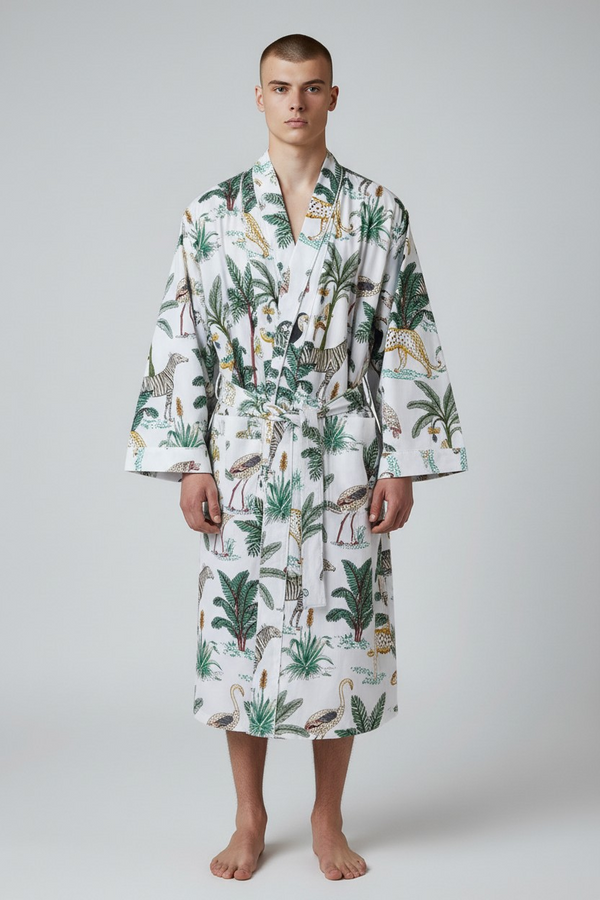 Jungle kimono bianco Small