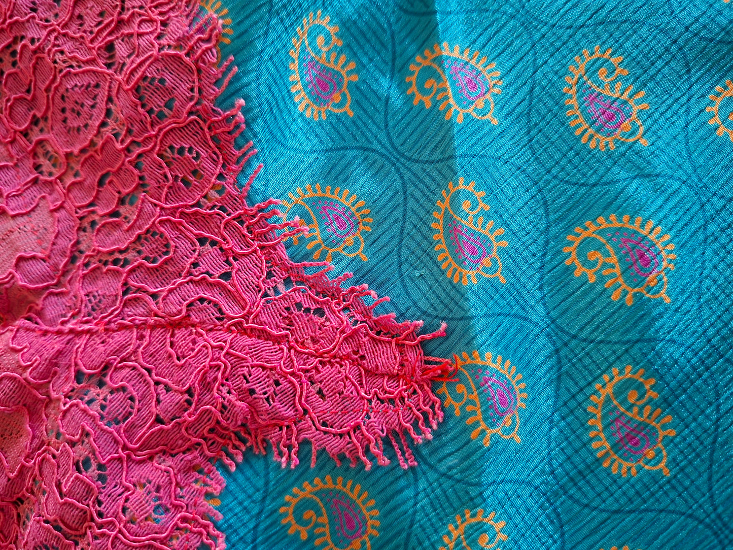 Pigiama corto rosa e azzurro I Was a Sari M