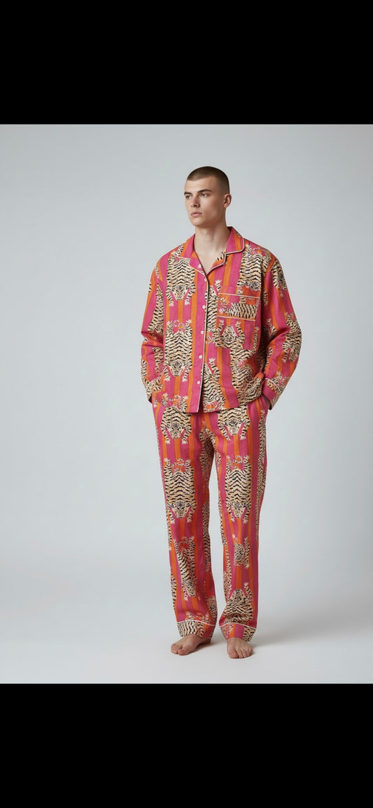 Tiger Stripe Pyjamas: Medium(M)