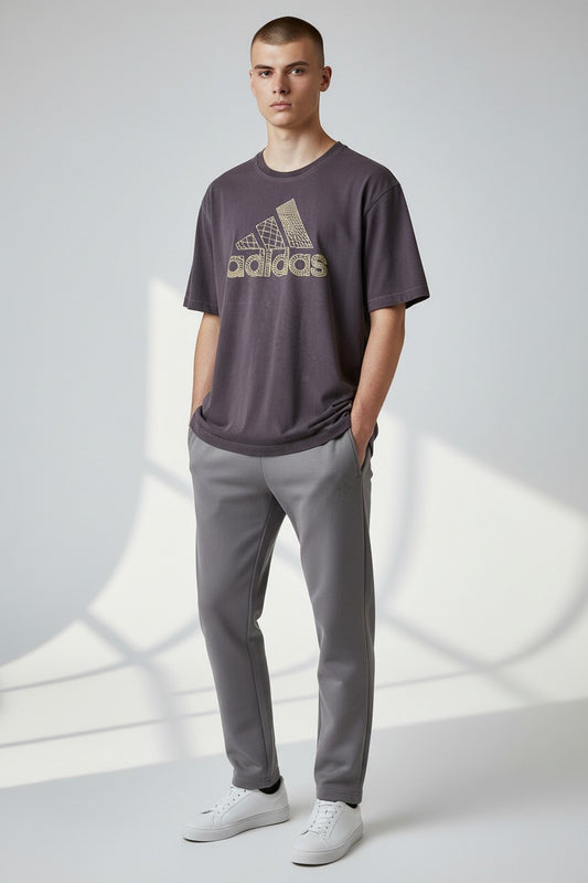 Gold Adidas t shirt