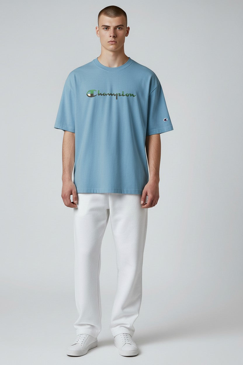 Light blue Champion t shirt